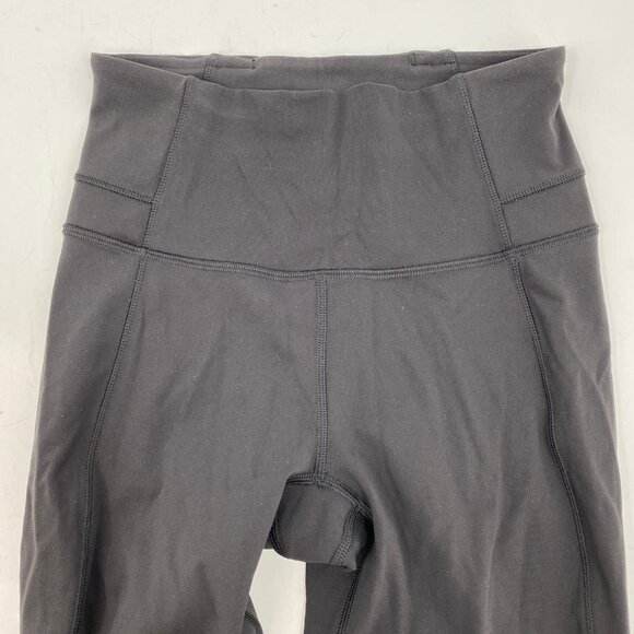 Lululemon Black Groove Flared Yoga Pants | Size 2 Regular - Picture 3 of 8